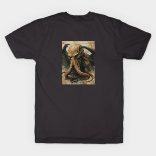 Vintage Japanese Cthulhu monster 3 T-Shirt